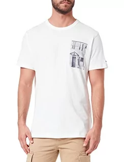 Koszulki męskie - Pepe Jeans Męski t-shirt Summit 800, biały, XS - grafika 1