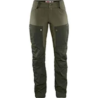 Spodnie damskie - FJALLRAVEN Spodnie damskie Keb Trousers W wielokolorowa zielony (Deep Forest/laurel green) 44 - miniaturka - grafika 1