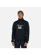 Bluzy męskie - Bluza polarowa męska Rossignol Signature Ski Hz Fleece czarny XL - miniaturka - grafika 1