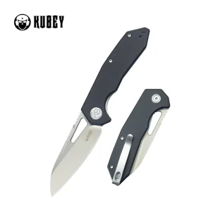 Nóż składany Kubey Vagrant Black G10, Sand Blasted 14C28N by Maksim Tkachuk (KU291N) - Noże - miniaturka - grafika 1