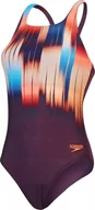 Stroje kąpielowe - Damski strój kąpielowy kostium basenowy pływacki Speedo Digi plmt mdlt af rozmiar XXL - miniaturka - grafika 1