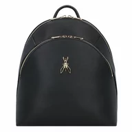 Plecaki - Patrizia Pepe Plecak Fly City Leather 30 cm black-light gold - miniaturka - grafika 1