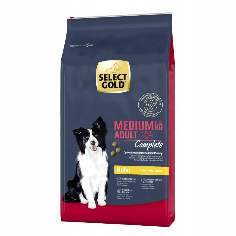 SELECT GOLD Complete Medium Adult Kurczak 12 kg