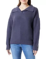 Swetry damskie - paino Damski sweter z dzianiny 25825299-PA01, szaro-niebieski, XS/S, szary/niebieski, XS-S - miniaturka - grafika 1