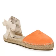 Espadryle damskie - Espadryle Manebi Valenciana Espadrilles R 3.8 P0 Sunset Orange - miniaturka - grafika 1