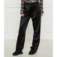 Dresy damskie - HUGO Spodnie dresowe Neannet flare fit - miniaturka - grafika 1