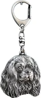 Plecaki - Cavalier King Charles Spaniel - posrebrzany brelok do kluczy z psem, ozdoba torebki, zawieszka do plecaka marki Art-Dog - miniaturka - grafika 1