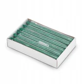 Świece - Świece stołowe domowe kokon kpl 12 szt zielony - miniaturka - grafika 1