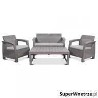 Meble ogrodowe - Zestaw Corfu 2-Set LYON : Kolor - cappuccino/piasek BK-004591 - miniaturka - grafika 1