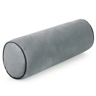 Poduszka dekoracyjna Gaja 45 x 15 cm wałek srebrny - Poduszki dekoracyjne - miniaturka - grafika 1