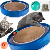 Drapaki dla kotów - ZW3A DRAPAK KARTONOWY KOTA RULETKA KÓLKO DO ZABAWY - miniaturka - grafika 1