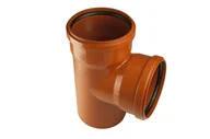Łączniki, trójniki, kształtki - Trójnik PP 250x250/87.5 SN8 do kanalizacji zewnętrznej - miniaturka - grafika 1