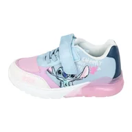 Buty dla dziewczynek - CERDÁ LIFE'S LITTLE MOMENTS Trampki dziecięce Stitch ze światłem LED, niebieski i różowy 30 EU, Niebieski i różowy, 30 EU - miniaturka - grafika 1