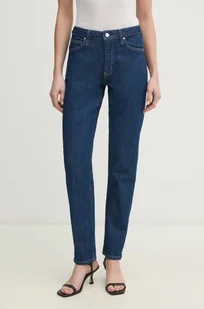 Calvin Klein jeansy damskie kolor granatowy K20K208259 - Spodnie damskie - miniaturka - grafika 1