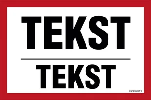 ZNAK NA ZAMÓWIENIE WZÓR B-015, TS - PŁYTA TD FOTOLUMINESCENCYJNA; (600X400MM) - Systemy ekspozycyjne i znaki informacyjne - miniaturka - grafika 1