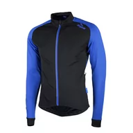 Bluzy na rower - ROGELLI BIKE 001.527 CALUSO 2.0 bluza rowerowa czarno-niebieska - miniaturka - grafika 1