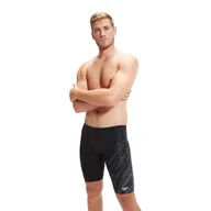 Kąpielówki męskie - Kąpielówki męskie spodenki kąpielowe Speedo Placement V Jammer - miniaturka - grafika 1