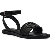 Sandały damskie - Guess Sandały TANVEE | z dodatkiem skóry - miniaturka - grafika 1