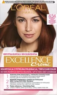 Farby do włosów i szampony koloryzujące - Loreal Excellence Creme 4.54 Brąz mahoniowo miedziany - miniaturka - grafika 1