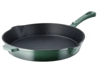 Patelnie - SILVERCREST® Patelnia żeliwna, Ø 30 cm (Zielony) - miniaturka - grafika 1