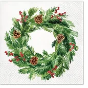 Obrusy i serwetki - Komplet serwetek 33 x 33 cm Boże Narodzenie TL233000 20 sztuk - miniaturka - grafika 1