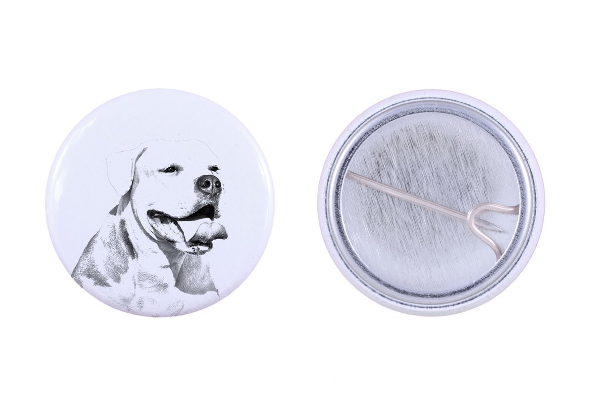 Buldog amerykański - przypinka z twoim psem, dodaj własne foto, marka Art-Dog