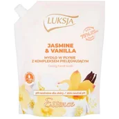 Mydła - Luksja Essence Mydło w płynie do rąk Jasmine & vanilla zapas 900 ml - miniaturka - grafika 1