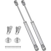 Zawiasy, okucia i inne akcesoria - Hydrauliczna sprężyna gazowa, 200 N/20 kg, siłownik gazowy do zawiasów drzwi szafek kuchennych, 2 sztuki - miniaturka - grafika 1