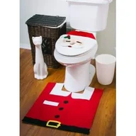 Dywaniki łazienkowe - Gama Ewa Kraszek Świąteczny zestaw łazienkowy Św. Mikołaj - miniaturka - grafika 1