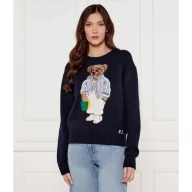 Swetry damskie - POLO RALPH LAUREN Sweter Relaxed fit - miniaturka - grafika 1