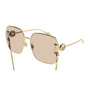 Okulary przeciwsłoneczne - Okulary przeciwsłoneczne Gucci GG1207SA 001 - miniaturka - grafika 1
