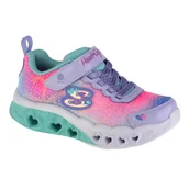 Buty trekkingowe dziecięce - Buty do chodzenia dla dzieci Skechers Flutter Heart Lights - miniaturka - grafika 1