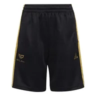 Spodenki damskie - adidas Szorty chłopięce Salah, czarny/złoty met, 15 lat - miniaturka - grafika 1