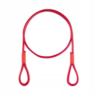Lina Stalowa PCV z Pętlami Oczkami 6mm 125cm 1,25m - Żeglarstwo - miniaturka - grafika 1