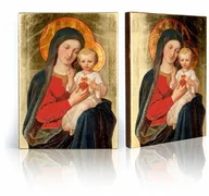 Ikony i obrazy sakralne - Ikona religijna Matka Boża z Dzieciątkiem Jezus - miniaturka - grafika 1