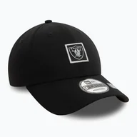 Czapki damskie - Czapka z daszkiem New Era Metallic Patch 9FORTY Las Vegas Raiders black WYSYŁKA W 24H 30 DNI NA ZWROT - miniaturka - grafika 1