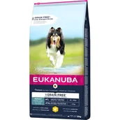 Sucha karma dla psów -  Eukanuba Grain Free Adult Large Breed, kurczak, 12 kg - miniaturka - grafika 1