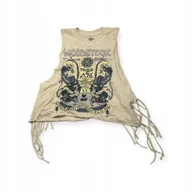 Koszulki i topy damskie - Koszulka na ramiączkach damska okrągły dekolt WOODSTOCK XS - miniaturka - grafika 1