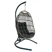 Fotele i krzesła ogrodowe - Fotel wiszący MIRPOL Kari E8042 - miniaturka - grafika 1