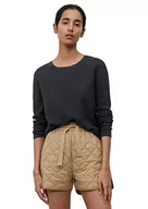 Swetry damskie - Marc O'Polo Damski sweter 202600660455, czarny, S - miniaturka - grafika 1