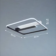 Lampy sufitowe - Lampa sufitowa LED Blithe 50x50cm, 37 W - miniaturka - grafika 1