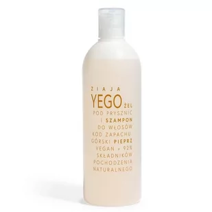 Ziaja Yego Vegan żel pod prysznic i szampon do włosów kod zapachu: górski pieprz 400ml - Szampony dla mężczyzn - miniaturka - grafika 1
