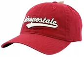 Czapki i chusty sportowe męskie - Czapka z daszkiem męska młodzieżowa Aeropostale 54-59cm Haft $24 Czerwona - miniaturka - grafika 1