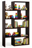 Półki i regały dla dzieci - Rozsuwany regał na zabawki wenge R2-S84 - miniaturka - grafika 1