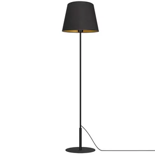 Luminex Arden 3504 Lampa stojąca Lampa 1x60W E27 czarny/złoty - Lampy stojące - miniaturka - grafika 1