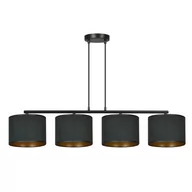 Lampy sufitowe - Emibig Hilde lampa wisząca 4-punktowa czarna 1054/4 1054/4 - miniaturka - grafika 1