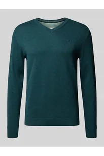 Sweter o kroju regular fit z czystej bawełny - Tom Tailor - Swetry męskie - miniaturka - grafika 1