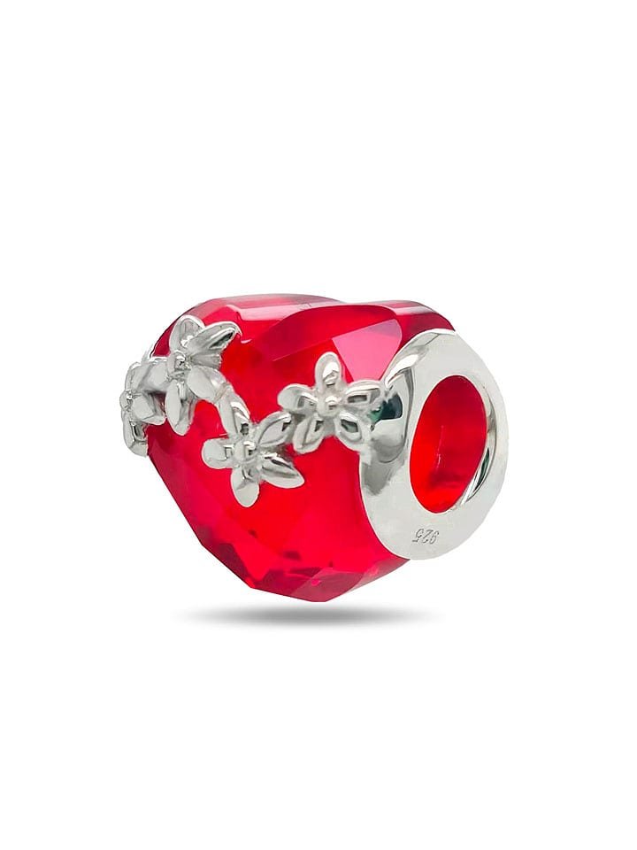 CHARM'S Srebrny charms ze szkłem