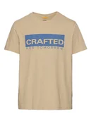 Koszulki męskie - Camel Active Koszulka w kolorze beżowym - miniaturka - grafika 1