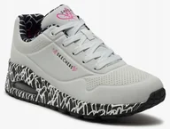 Sneakersy damskie - Skechers Buty Damskie Sneakersy Uno Loving Białe 38 Eu - miniaturka - grafika 1